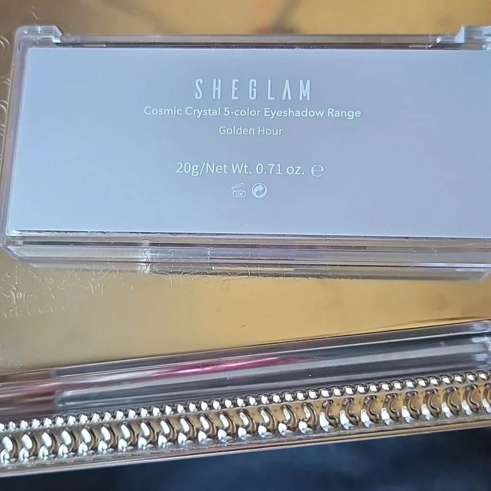 NIB SheGlam Golden Hour Radiant Rose and Taupe Eyeshadow Palette
